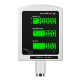34 x 23 cm Plattformwaage für den Einzelhandel, Netzteil + Akku, 30 kg / 1 g 5