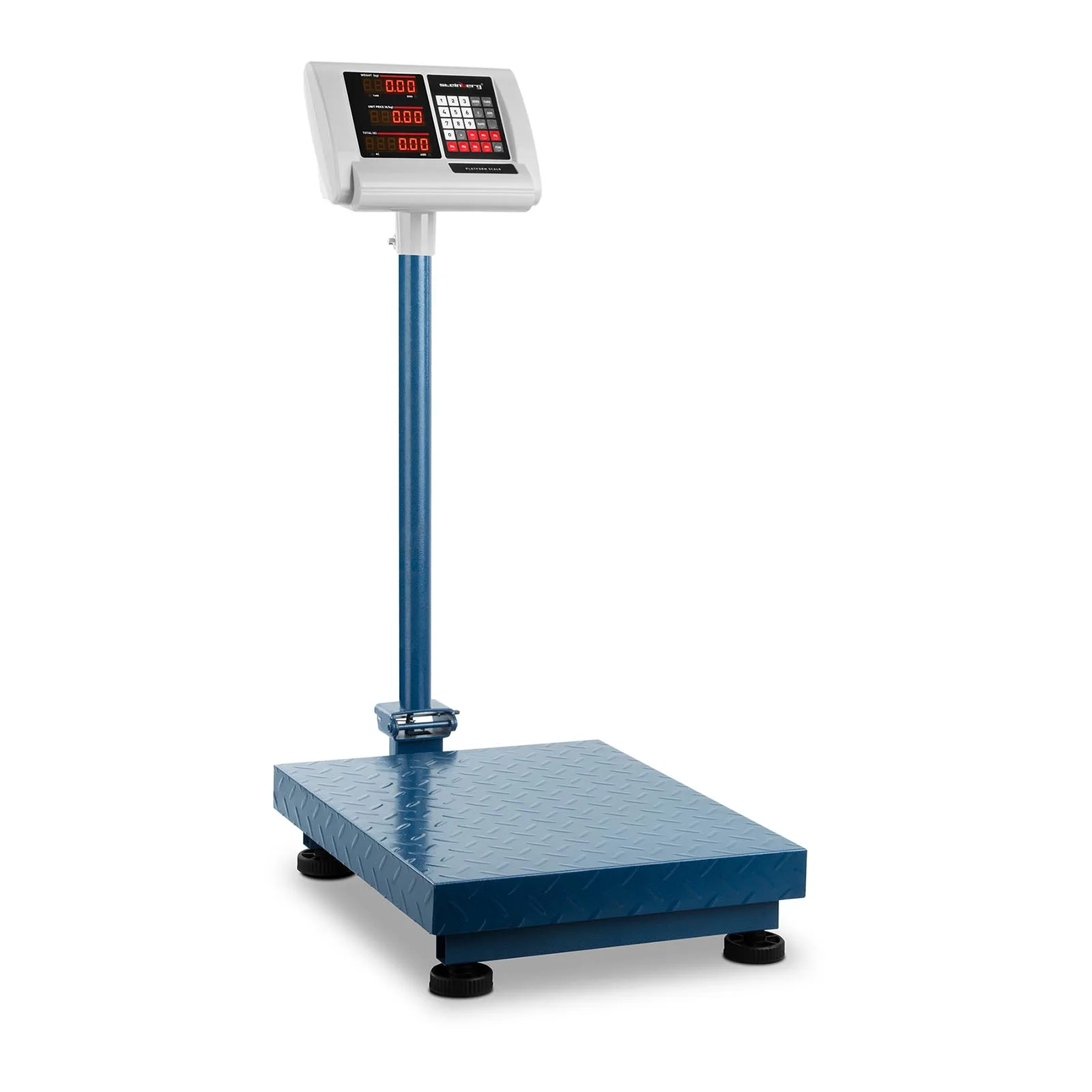 Cântar cu platformă pliabil pentru depozit, 40x50 cm, sursă de alimentare + baterie, 150 kg / 50 g 3