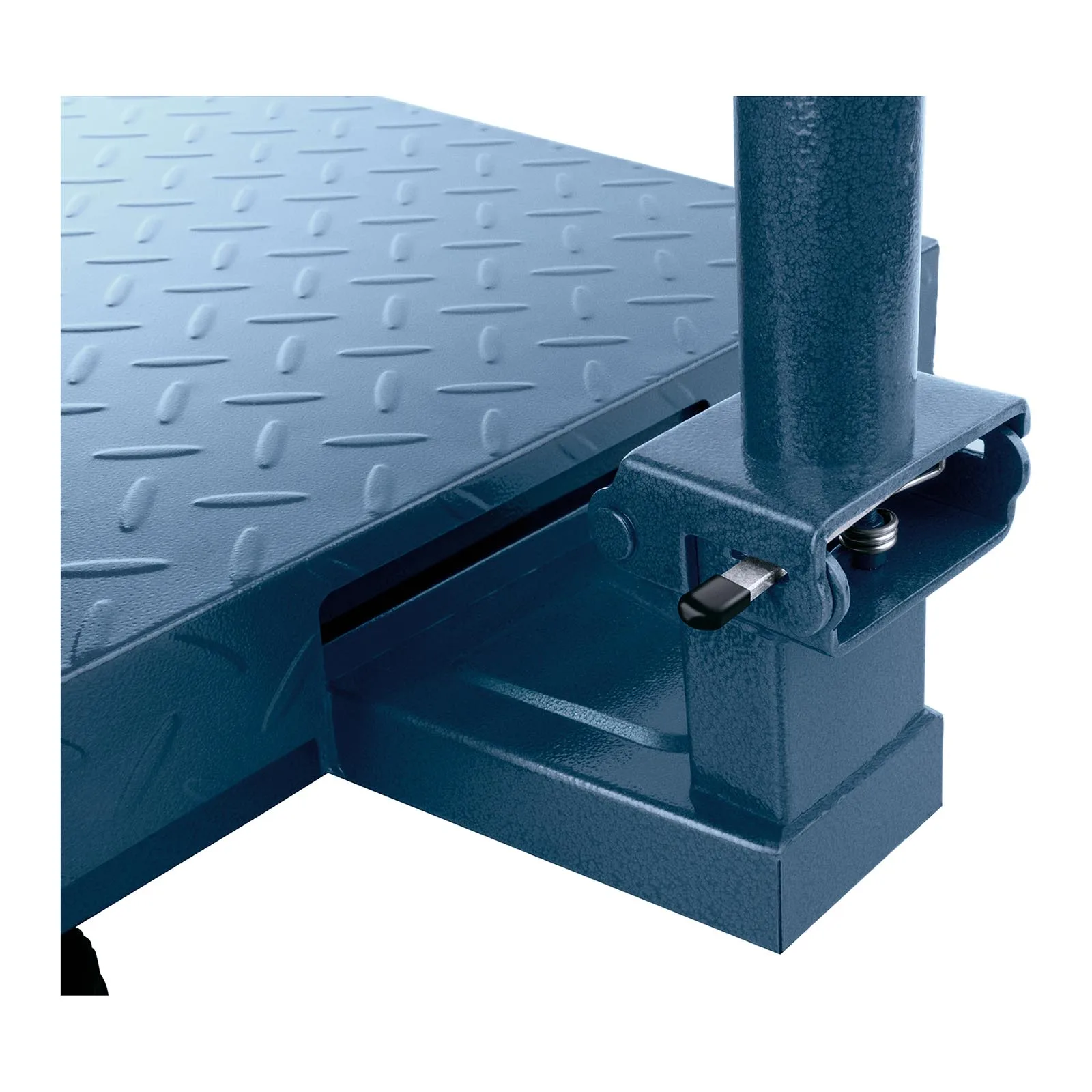Cântar cu platformă pliabil pentru depozit, 40x50 cm, sursă de alimentare + baterie, 150 kg / 50 g 6