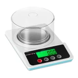 Precíziós laboratóriumi mérleg szélvédővel, 500 g / 0,01 g