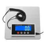 275 x 275 mm Plattform-Postwaage für Pakete, Netzteil + Batterien, 200 kg / 100 g 5