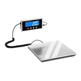 275 x 275 mm Plattform-Postwaage für Pakete, Netzteil + Batterien, 200 kg / 100 g