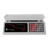 Maloprodajna vaga za brojanje artikala, 336x238 mm, napajanje + baterija, 40 kg / 2 g - bijela 3