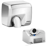 Automatyczna suszarka do rąk ścienna 2300W srebrna Physa Vella silver