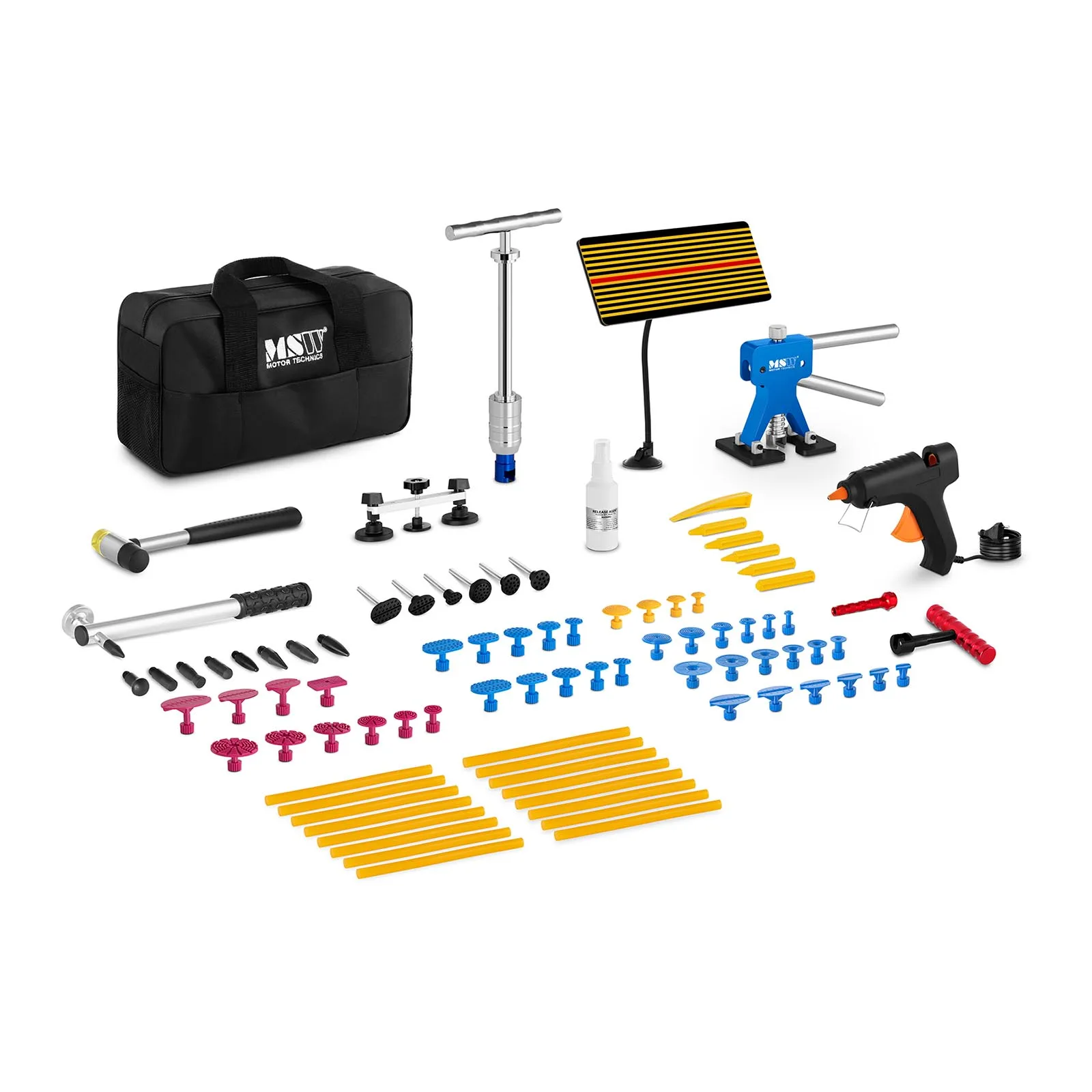 Set de reparații PROFI PDR pentru îndepărtarea loviturilor de pe caroseria mașinilor - 90 de piese 8