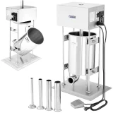 Mașină electrică de umplut cârnați Royal Catering cu motor + 4 pâlnii de 10 l