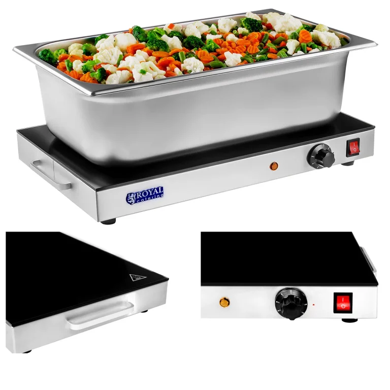 Royal Catering GN 1/1 asztali melegítő tálca