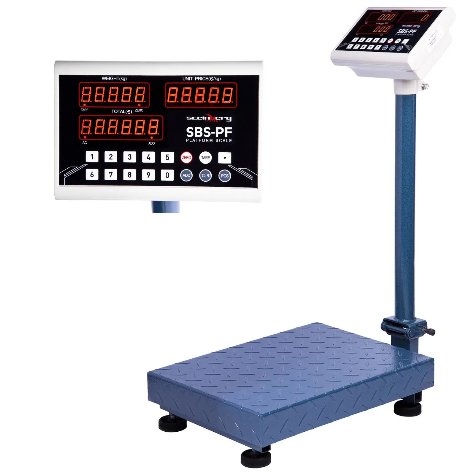 SBS-PF-100A8 LED összecsukható platformmérleg, 100 kg-ig