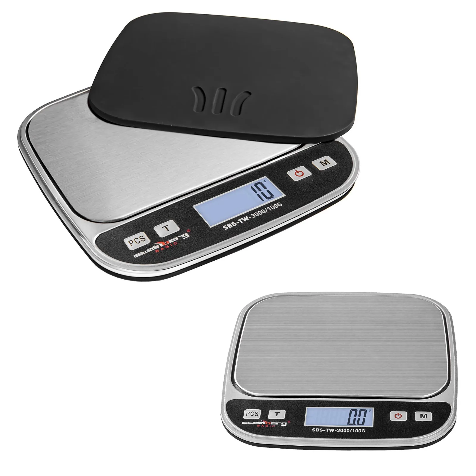 SBS-TW-3000/100G precíziós laboratóriumi mérleg, 3000 g / 0,1 g
