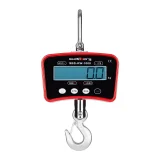 Cântar cu cârlig suspendat cu telecomandă, până la 1 tonă, 1T, LCD, roșu 3