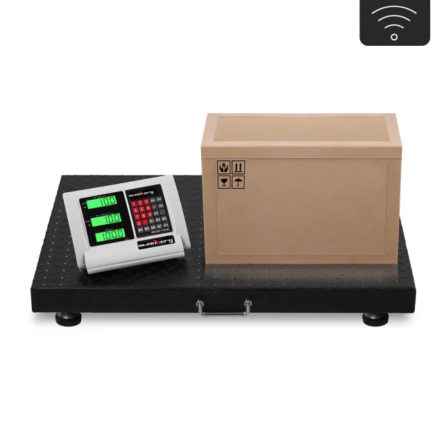 SBS-BW-1T vezeték nélküli WiFi LCD raktári emelvénymérleg, akár 1 tonna