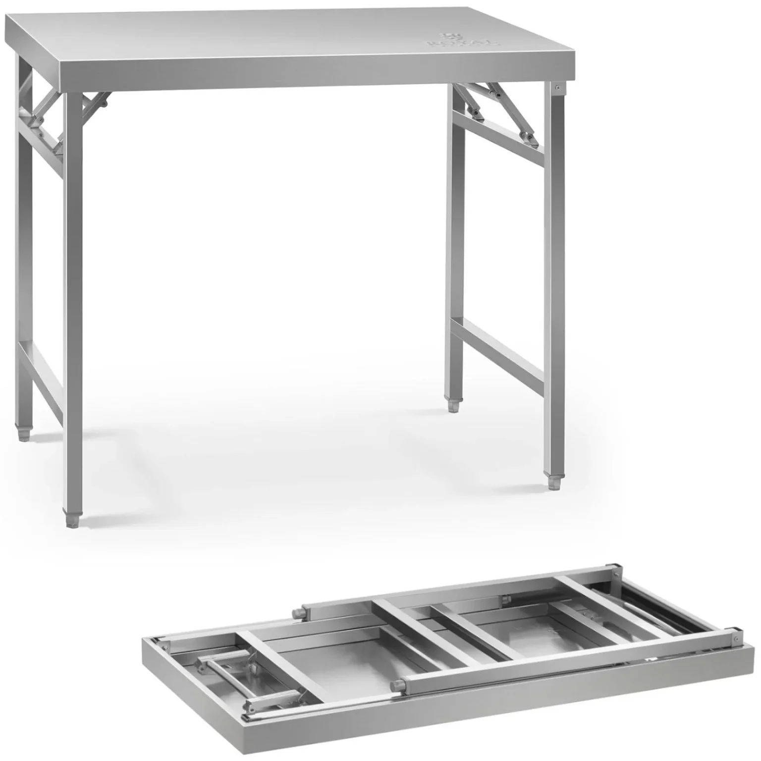 Sklopivi catering stol od nehrđajućeg čelika, 100 x 60 cm Sklopivi catering stol od nehrđajućeg čelika, 100 x 60 cm