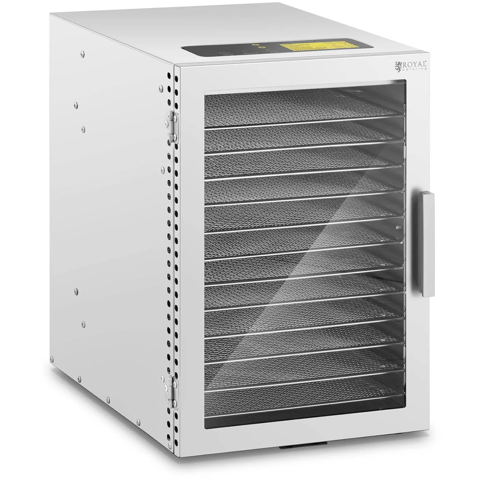 Deshidrator profesional pentru alimente, plante aromatice, fructe și ciuperci, cu 12 tăvi, 800 W 2