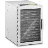 Profesionálna sušička na potraviny, bylinky, ovocie a huby s 12 tácami, 800 W 2