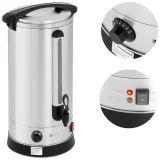 Kétszeres falú acél forraltbor-melegítő, 23,5 l, 2500 W