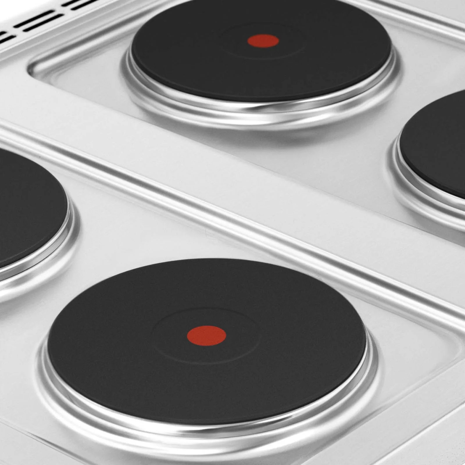 4-burner electric range with oven, 4 x 2600 W, 3 kW, 400 V, ITALY 4
