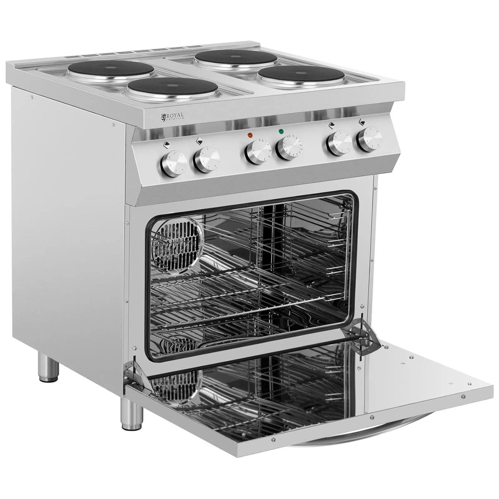 4-burner electric range with oven, 4 x 2600 W, 3 kW, 400 V, ITALY 5