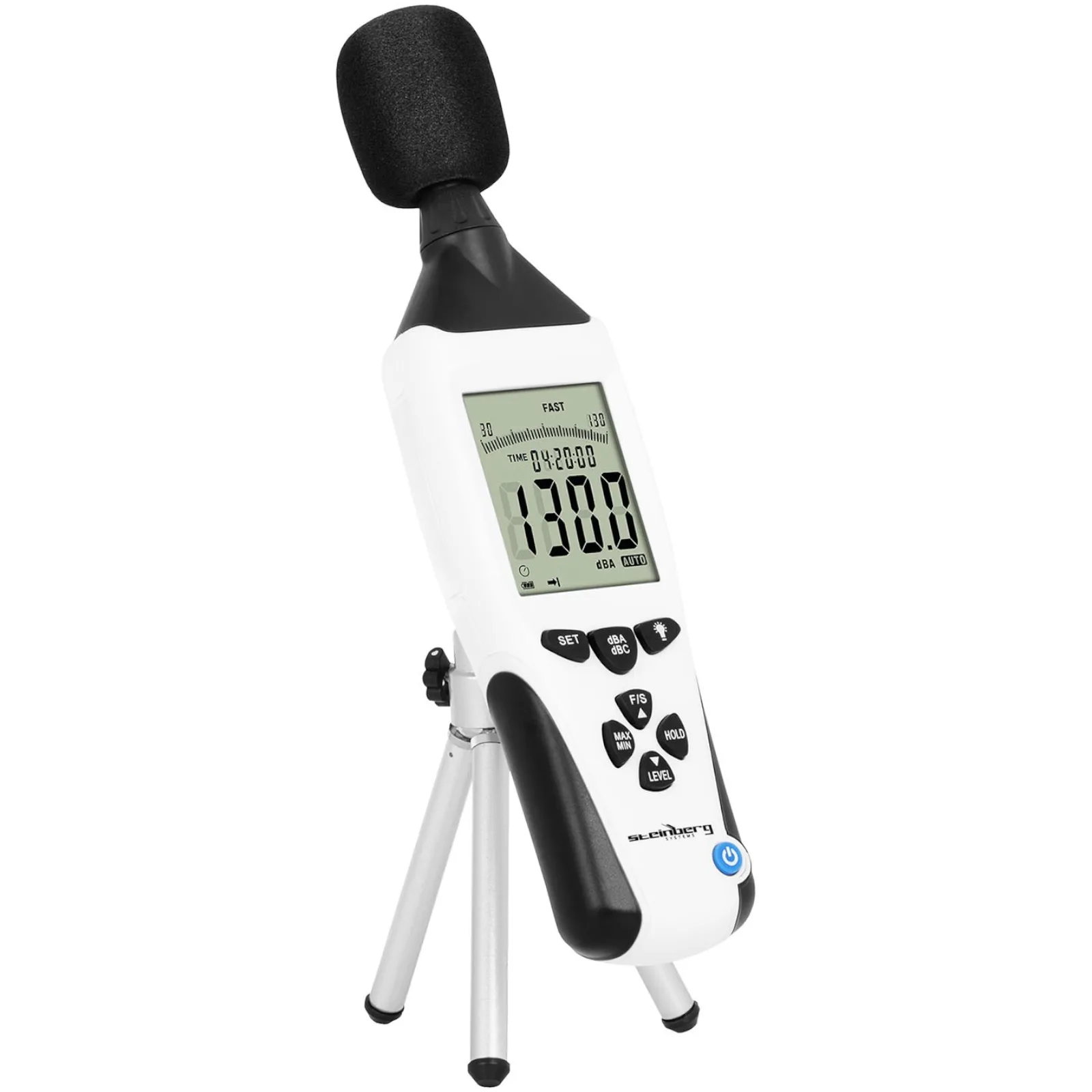 Digital sound level meter, decibel meter 30-130 dB 3
