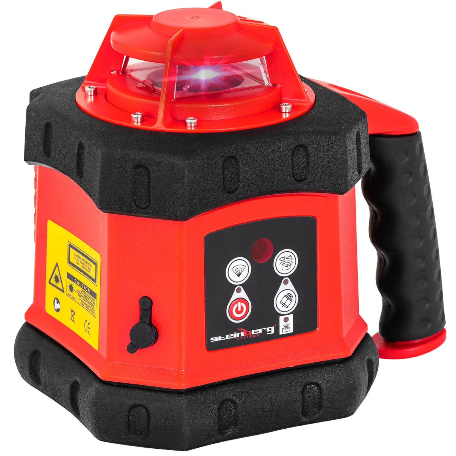 Rotating laser construction level, red, ±3 mm, 300 m range 3