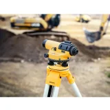 Niwelator optyczny samopoziomujący ze statywem i łatą - powiększenie 32x śr. 38 mm 4
