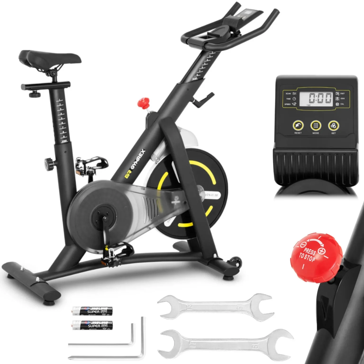 13 kg-os LCD Gymrex GR-MG13 szobabicikli 13 kg-os LCD Gymrex GR-MG13 szobabicikli