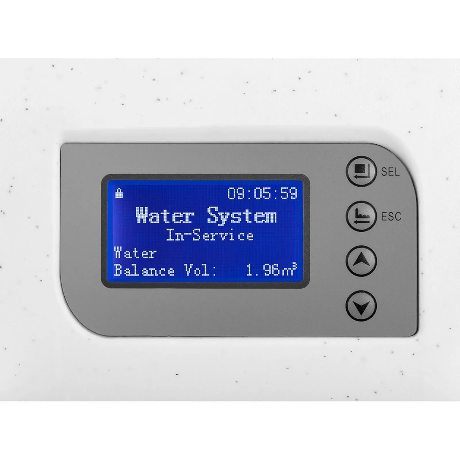 Vízlágyító és vízkőmentesítő automatikus szeleppel, 30 l, 3,3 W, LCD 3