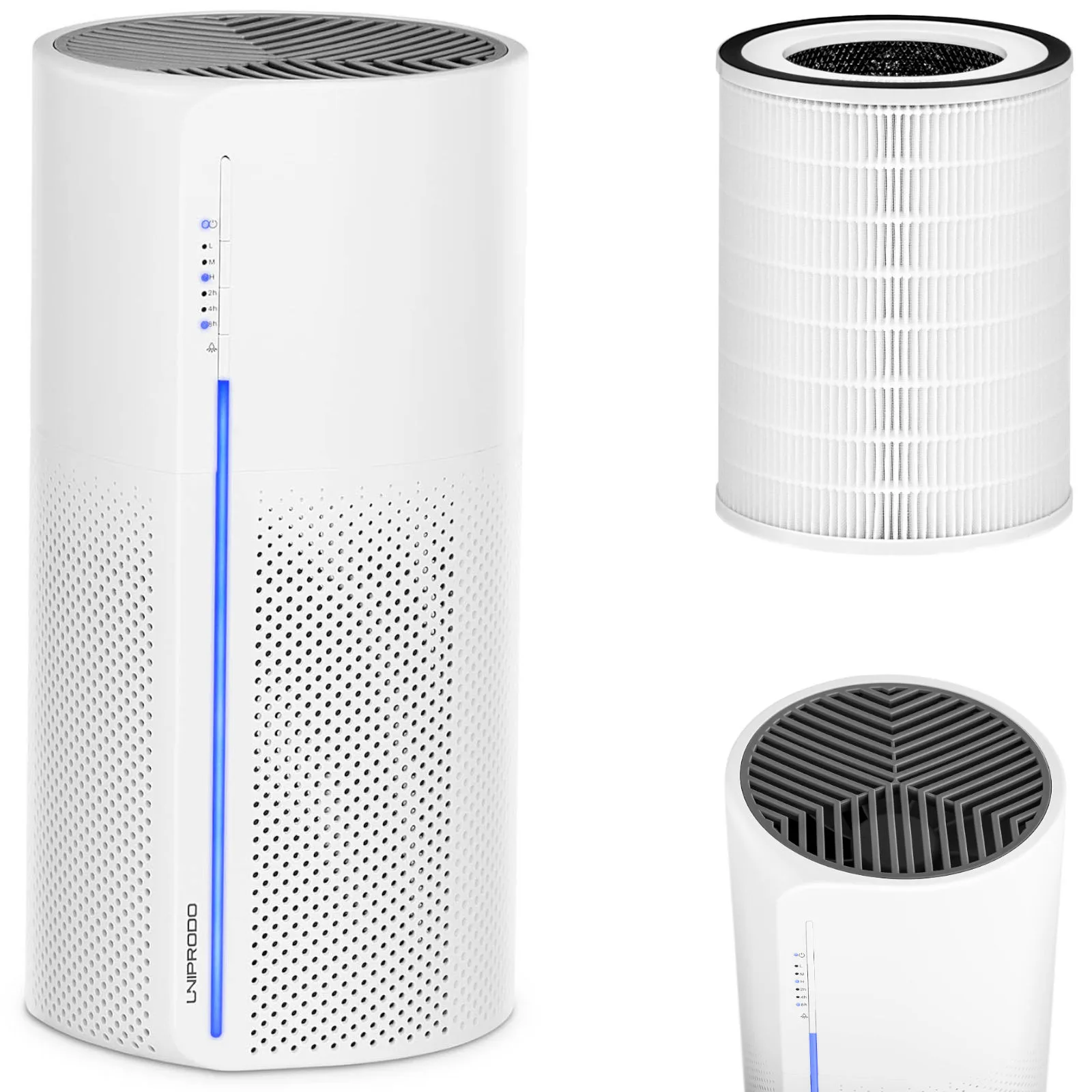 Uniprodo légtisztító 16 m² 130 m³/h