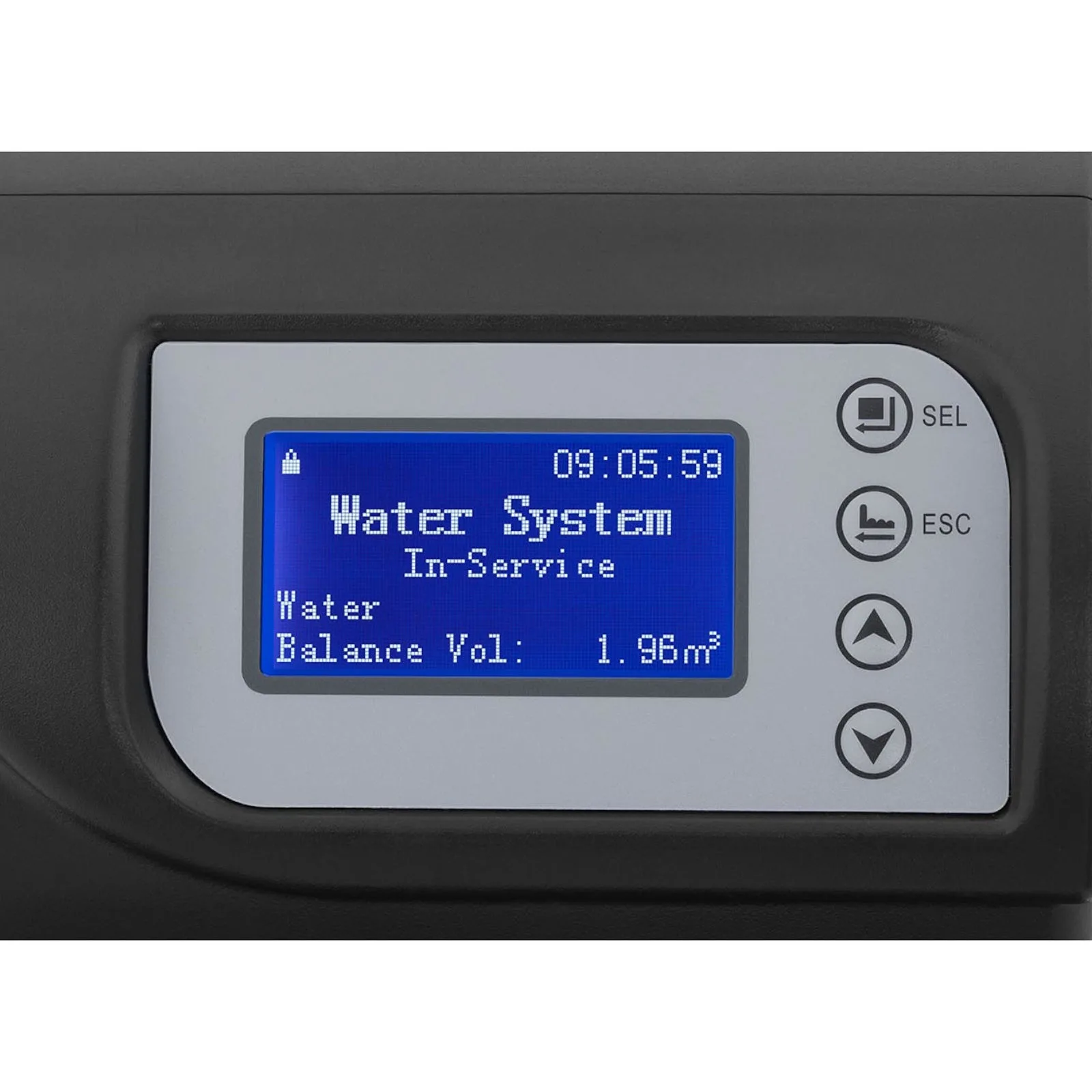 Vízlágyító és vízkőmentesítő automatikus szeleppel, 15 l, 3,3 W, LCD 3