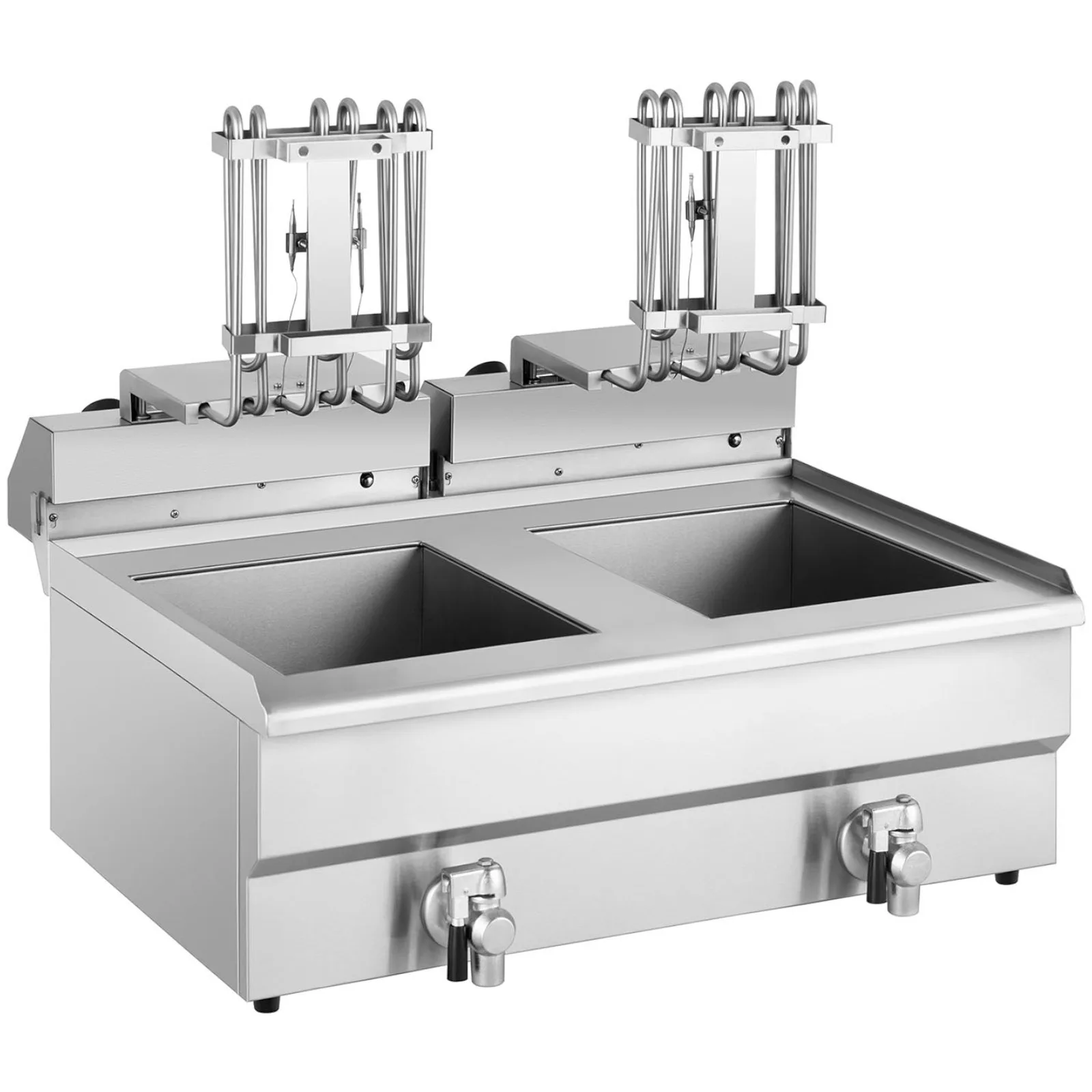 Kétkamrás fritőz 400 V-os csatlakozóval – 2x10 l 4