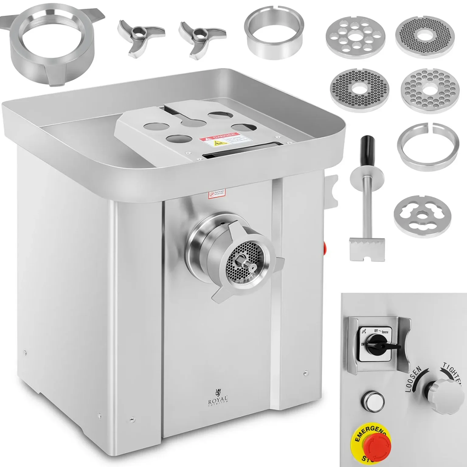 Wolf industrijski profesionalni mlin za meso i povrće 800 kg/h 400 V 1500 W