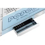 Aparat automat de popcorn TEFLON 1600 W 5-6 kg/h retro - albastru 8