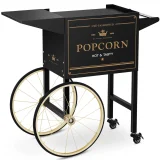 Suport pentru aparat de popcorn cu dulap retro 51 x 37 cm - negru și auriu 2