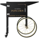 Suport pentru aparat de popcorn cu dulap retro 51 x 37 cm - negru și auriu 6