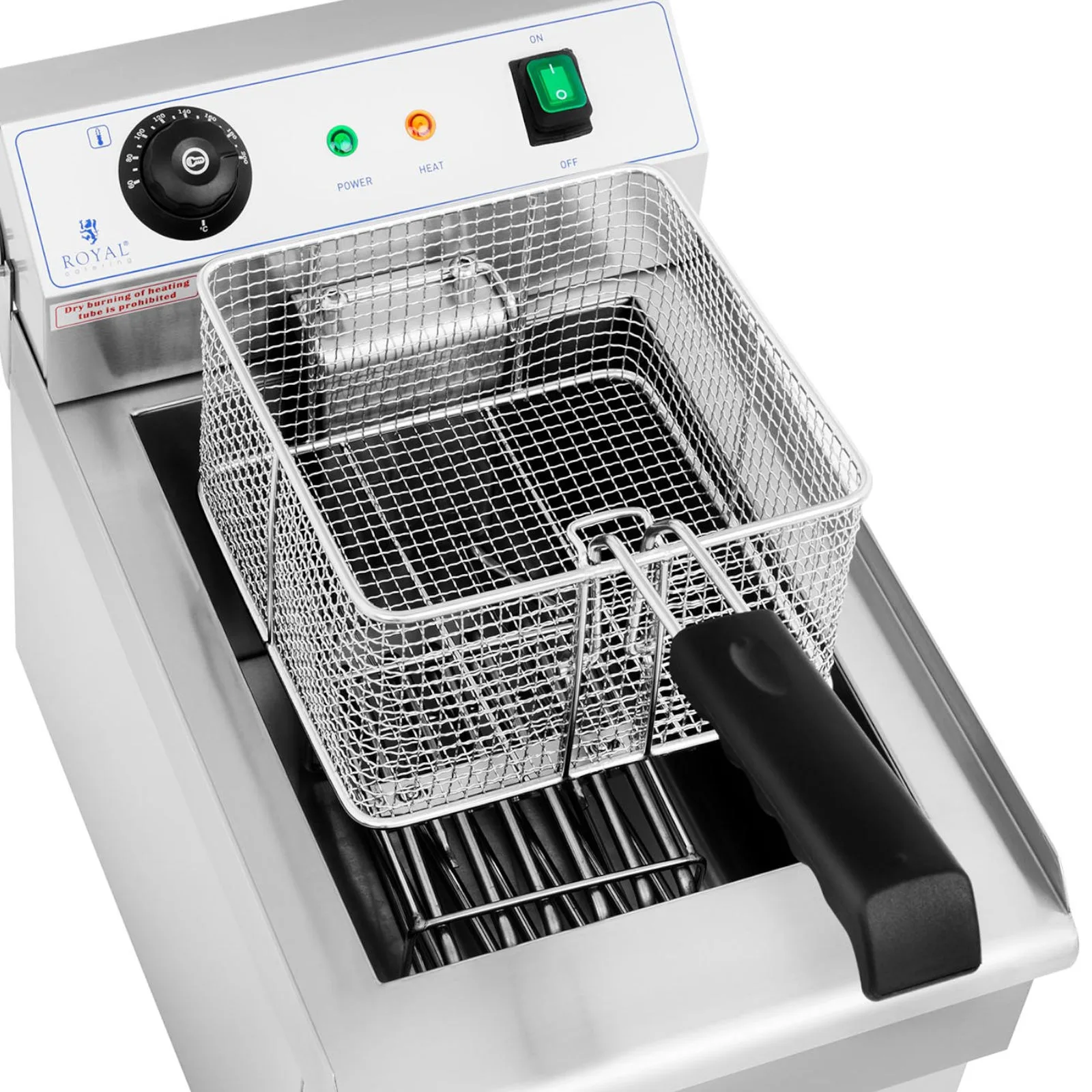 Podesiva električna friteza s odvodnim slavinom, 230 V, 3200 W, 13 l 4