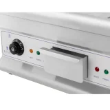 Kétoldalas sima és barázdált grilllemez zsírfogóval, 230 V, 2x 3200 W 6
