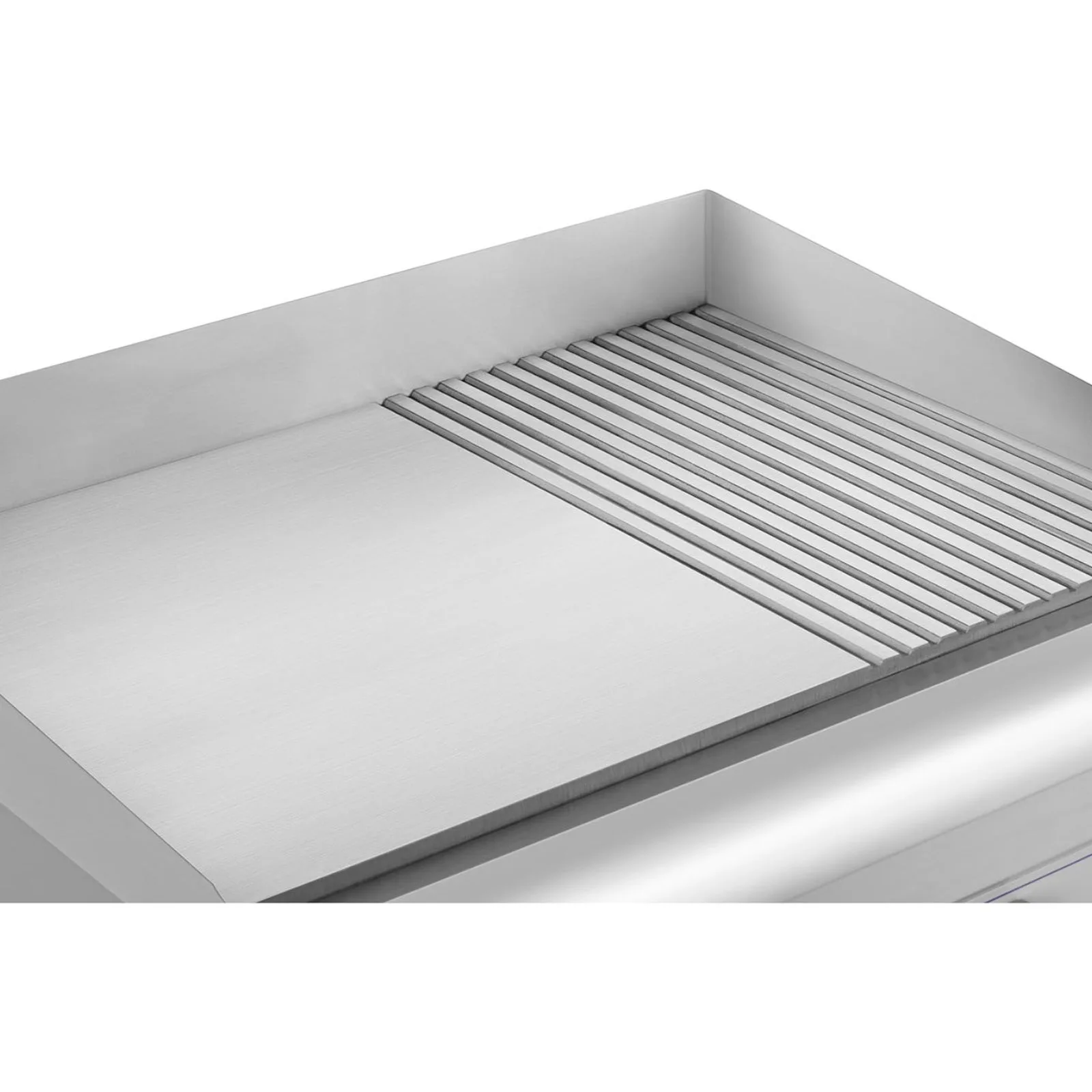 Kétoldalas sima és barázdált grilllemez zsírfogóval, 230 V, 2x 3200 W 7