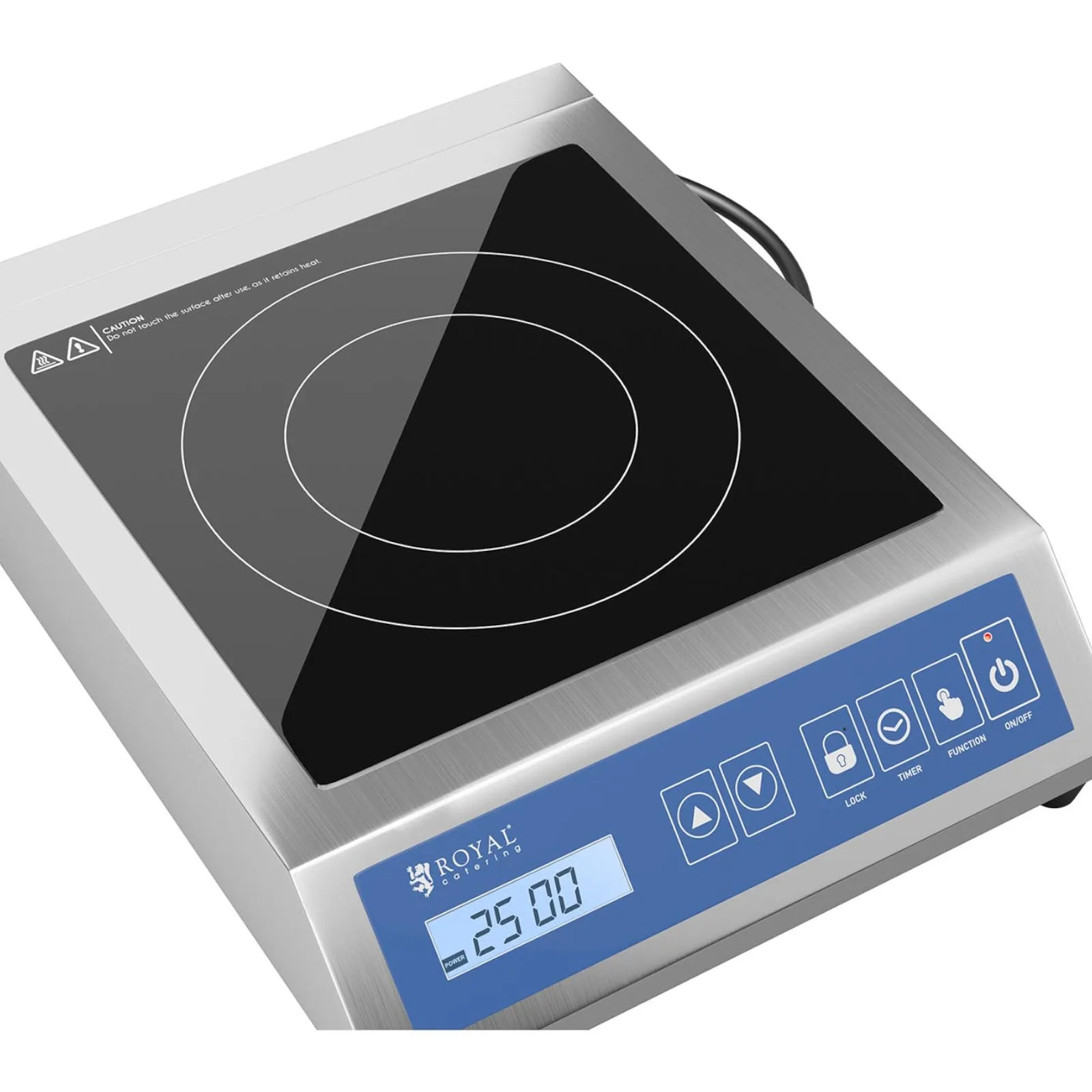 Portable Induction Cooktop, 1 cooking zone, 28 cm diameter, LCD, 3500 W 4