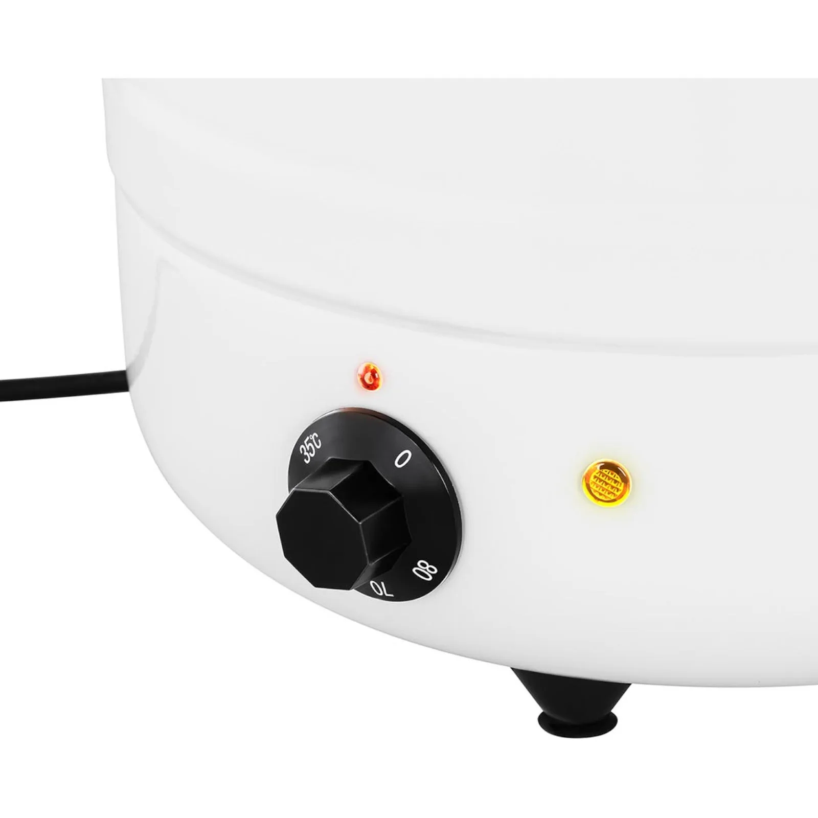 Kociołek termos na zupę elektryczny ze stali nierdzewnej cool-touch 400 W 10 l 35-80C biały 4