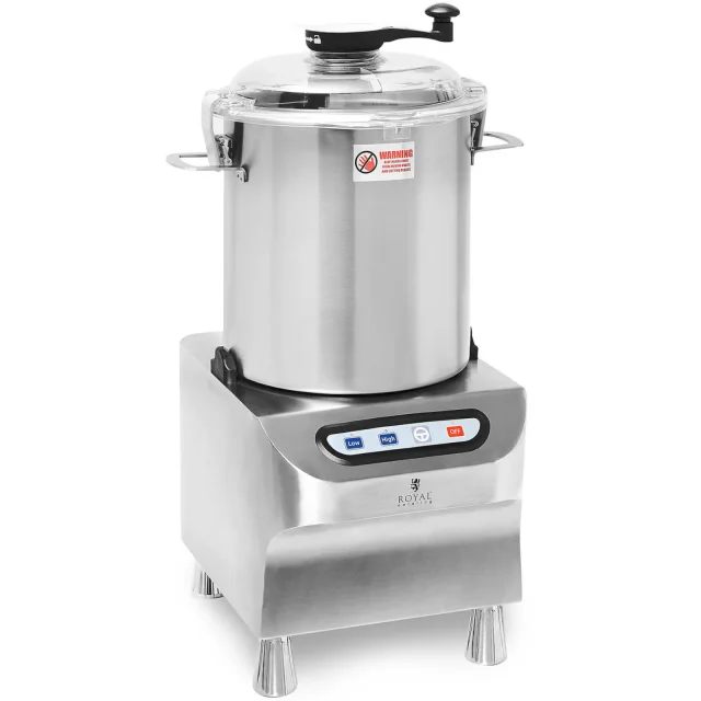 Hús- és zöldségvágó hús és zöldségek aprításához, darálásához és szeleteléséhez, 18 l, 1500/2200 fordulat/perc, 1500 W