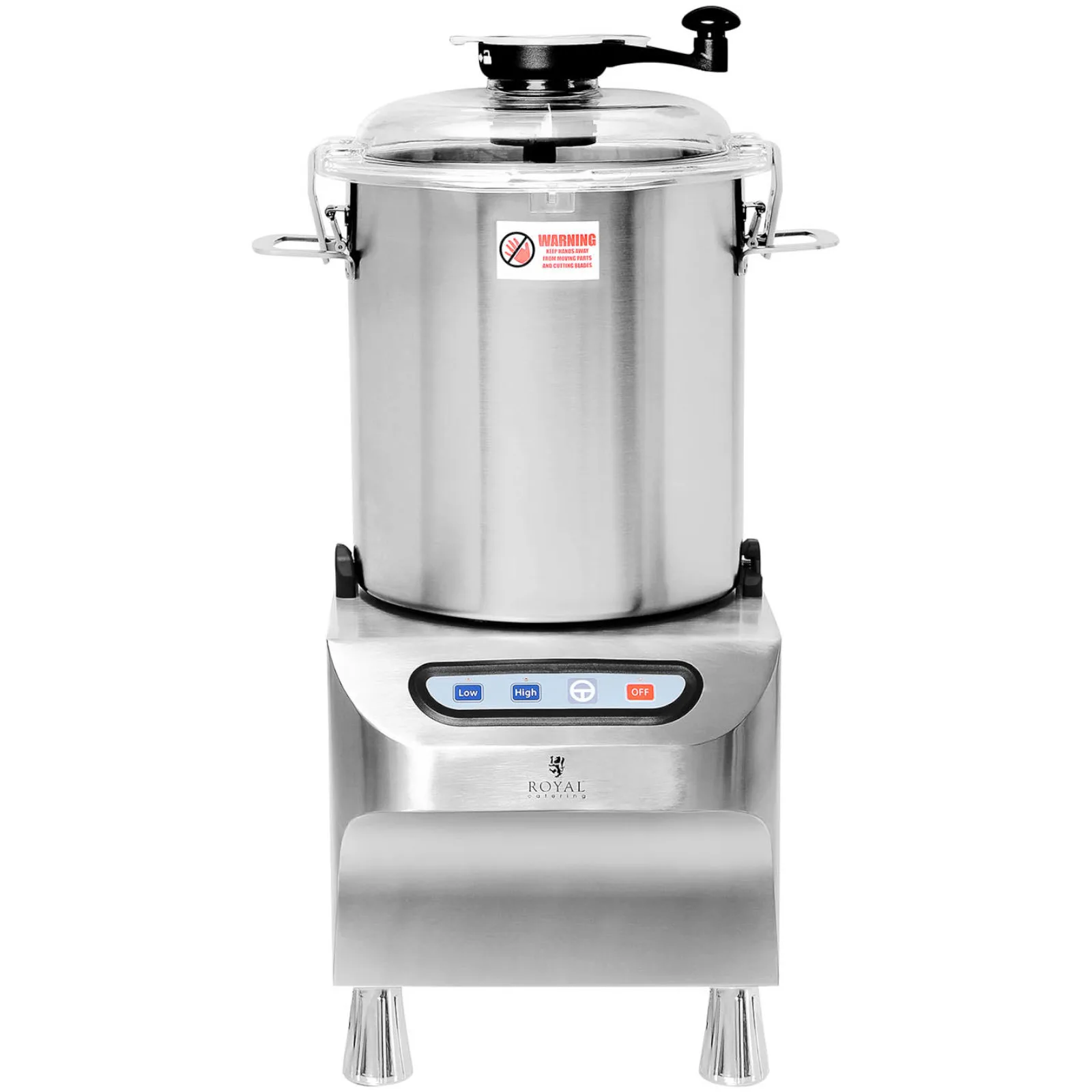 Hús- és zöldségvágó hús és zöldségek aprításához, darálásához és szeleteléséhez, 18 l, 1500/2200 fordulat/perc, 1500 W 8