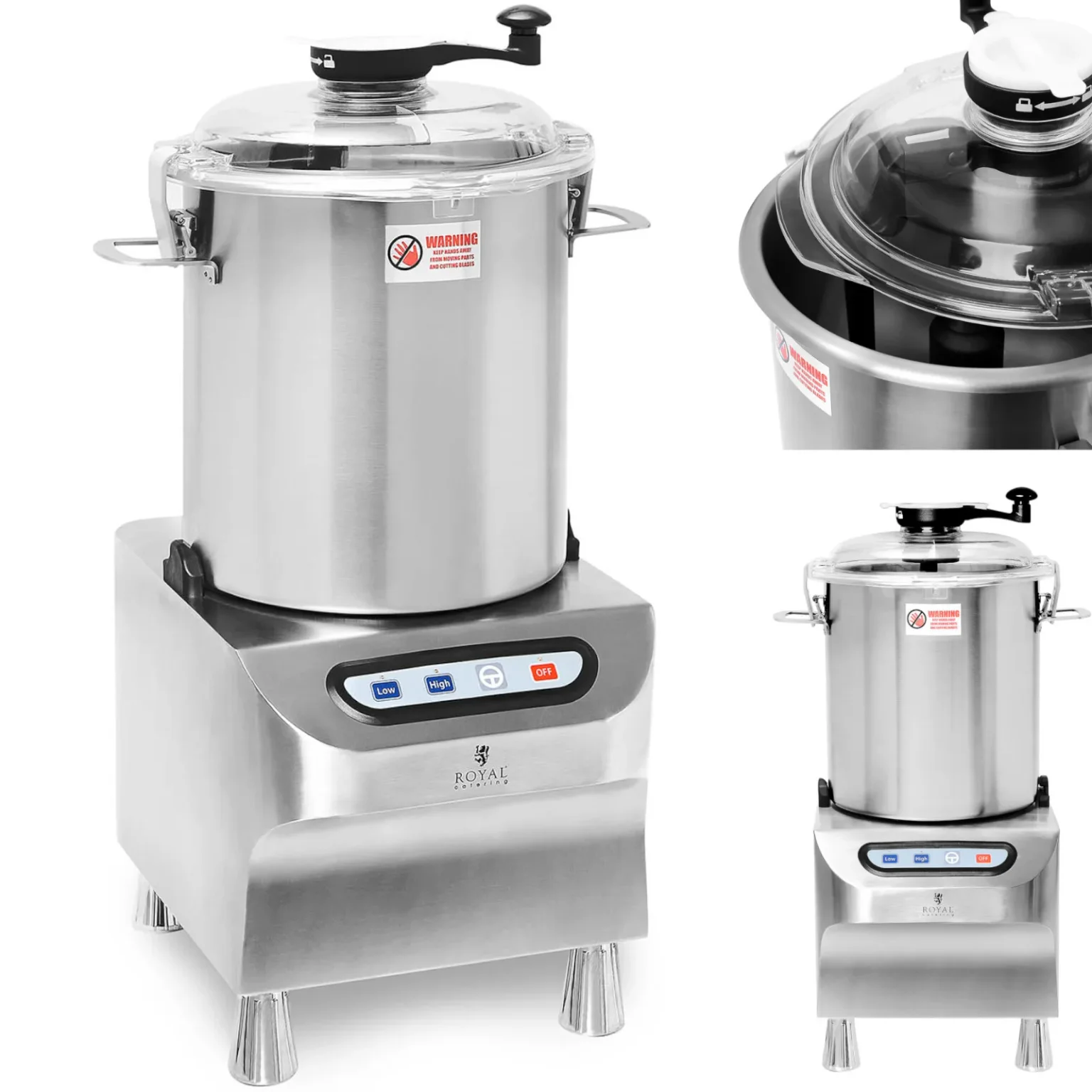 Rezač mesa i povrća za sjeckanje, mljevenje i rezanje mesa i povrća, 18 L, 1500/2200 o/min, 1500 W Rezač mesa i povrća za sjeckanje, mljevenje i rezanje mesa i povrća, 18 L, 1500/2200 o/min, 1500 W