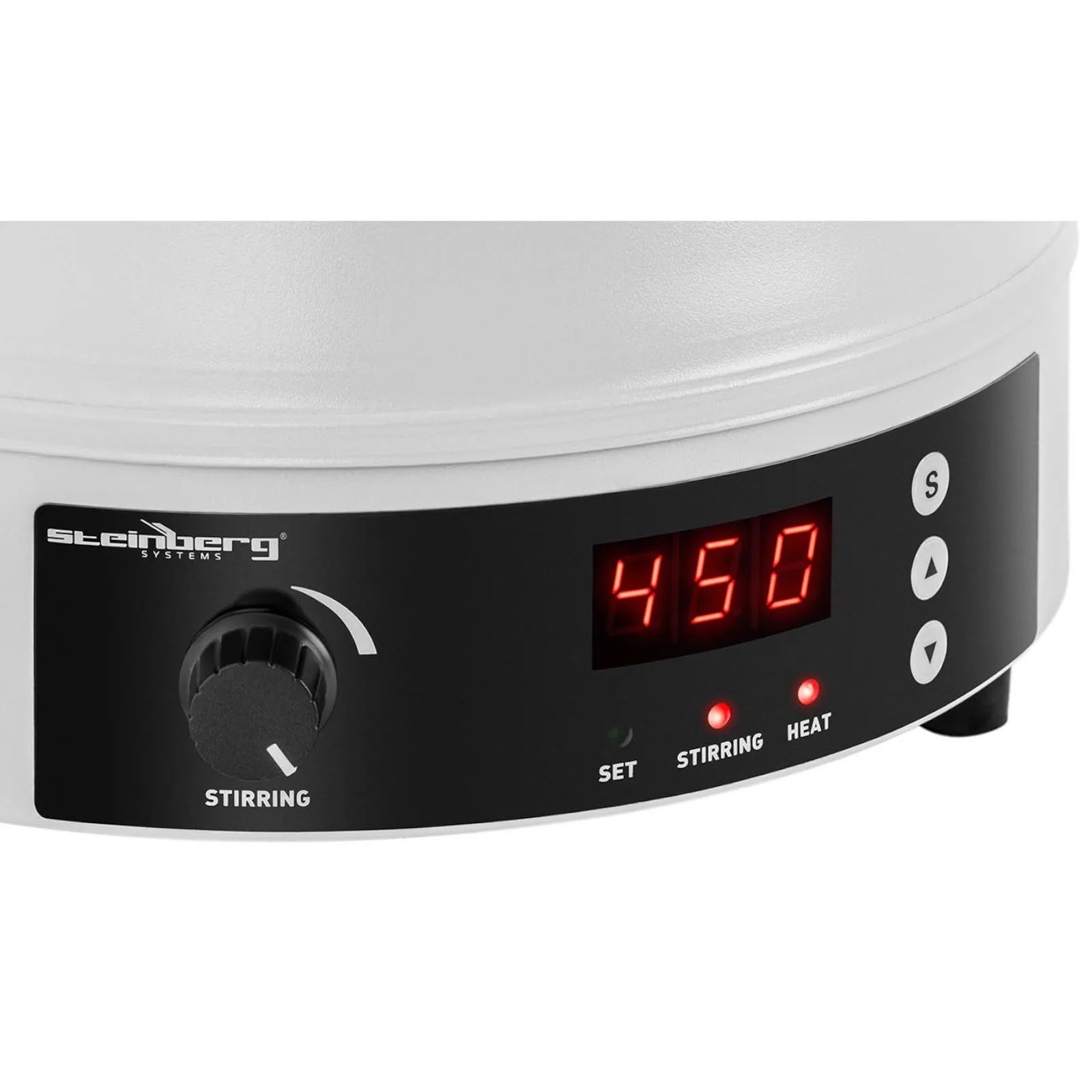 Laboratory heating mantle with magnetic stirrer + stand, 1600 rpm, 450°C 4