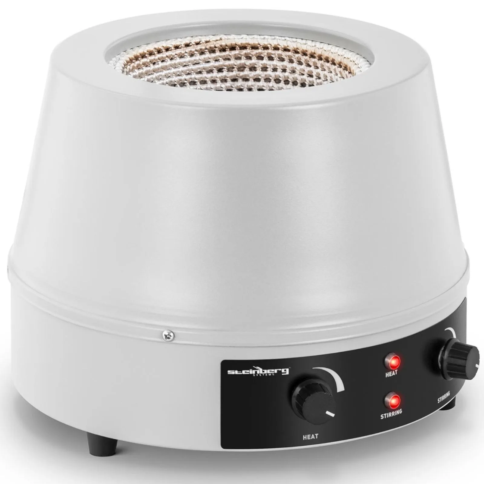 Laboratóriumi fűtőköpeny mágneses keverővel, 1600 fordulat/perc, 450 °C