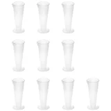 50 ml-es, skálázott műanyag laboratóriumi mérőpohár – 10 db. 4