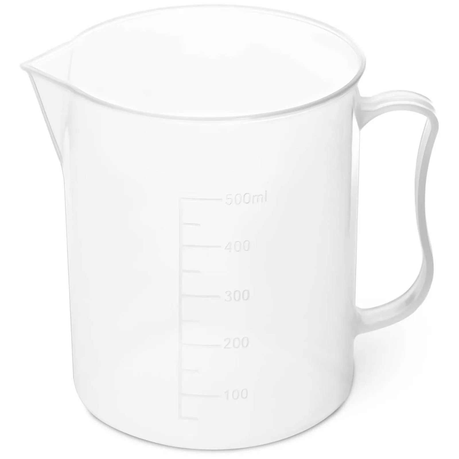 500 ml Kunststoff-Laborbecher mit Skala – 10 Stück 2