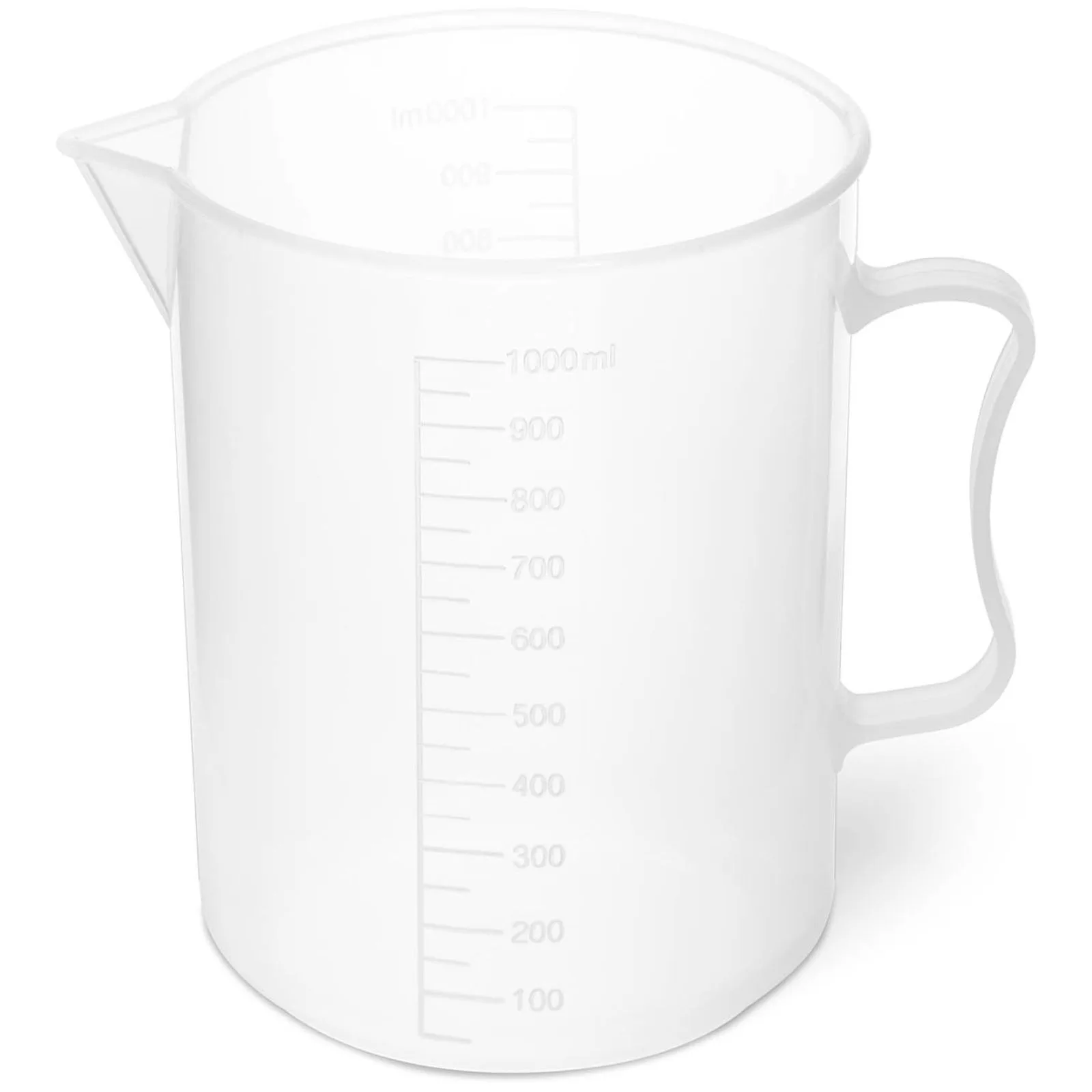 1000 ml graduated plastic laboratory beaker - 10 pcs. 2
