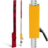Tijă de nivelare din aluminiu + geantă 1,3 - 2,4 m