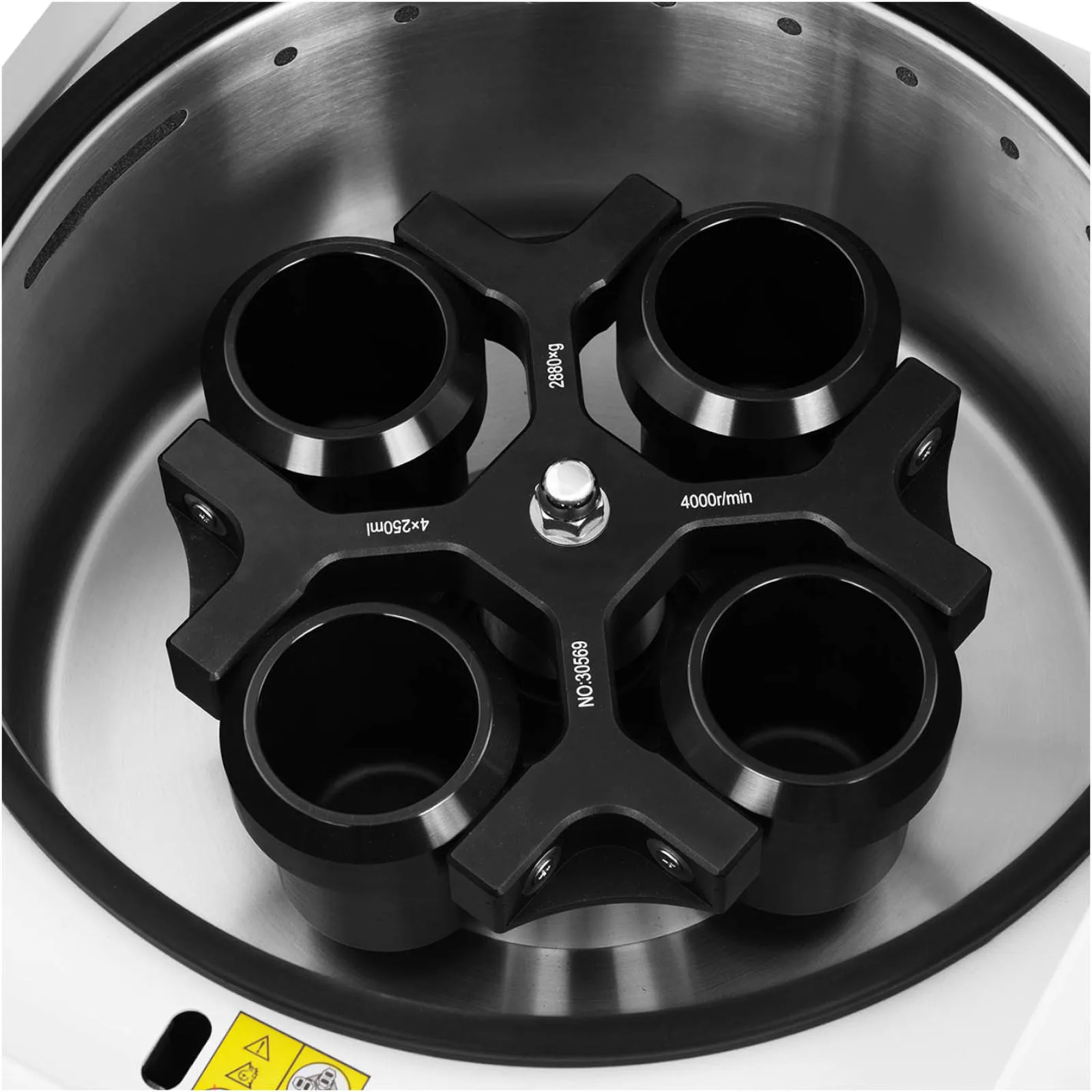 Professional laboratory centrifuge for plasma, 4000 rpm, for 4 x 250 ml tubes 5