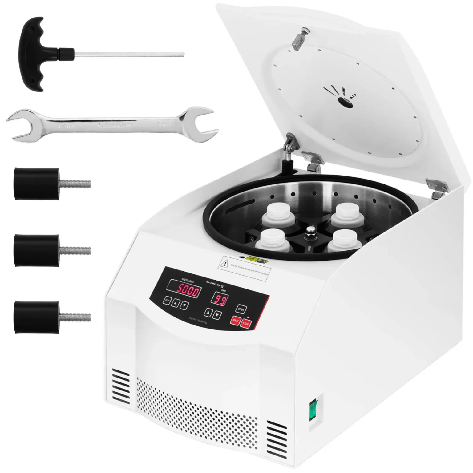 Professzionális laboratóriumi centrifuga plazma számára, 4000 fordulat/perc, 4 db 250 ml-es csőhöz Professzionális laboratóriumi centrifuga plazma számára, 4000 fordulat/perc, 4 db 250 ml-es csőhöz