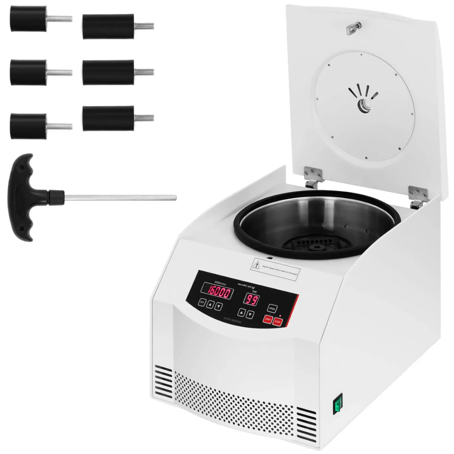 Centrifugă profesională de laborator pentru plasmă, 16.000 rpm, 4 tuburi PCR de 0,2 ml Centrifugă profesională de laborator pentru plasmă, 16.000 rpm, 4 tuburi PCR de 0,2 ml